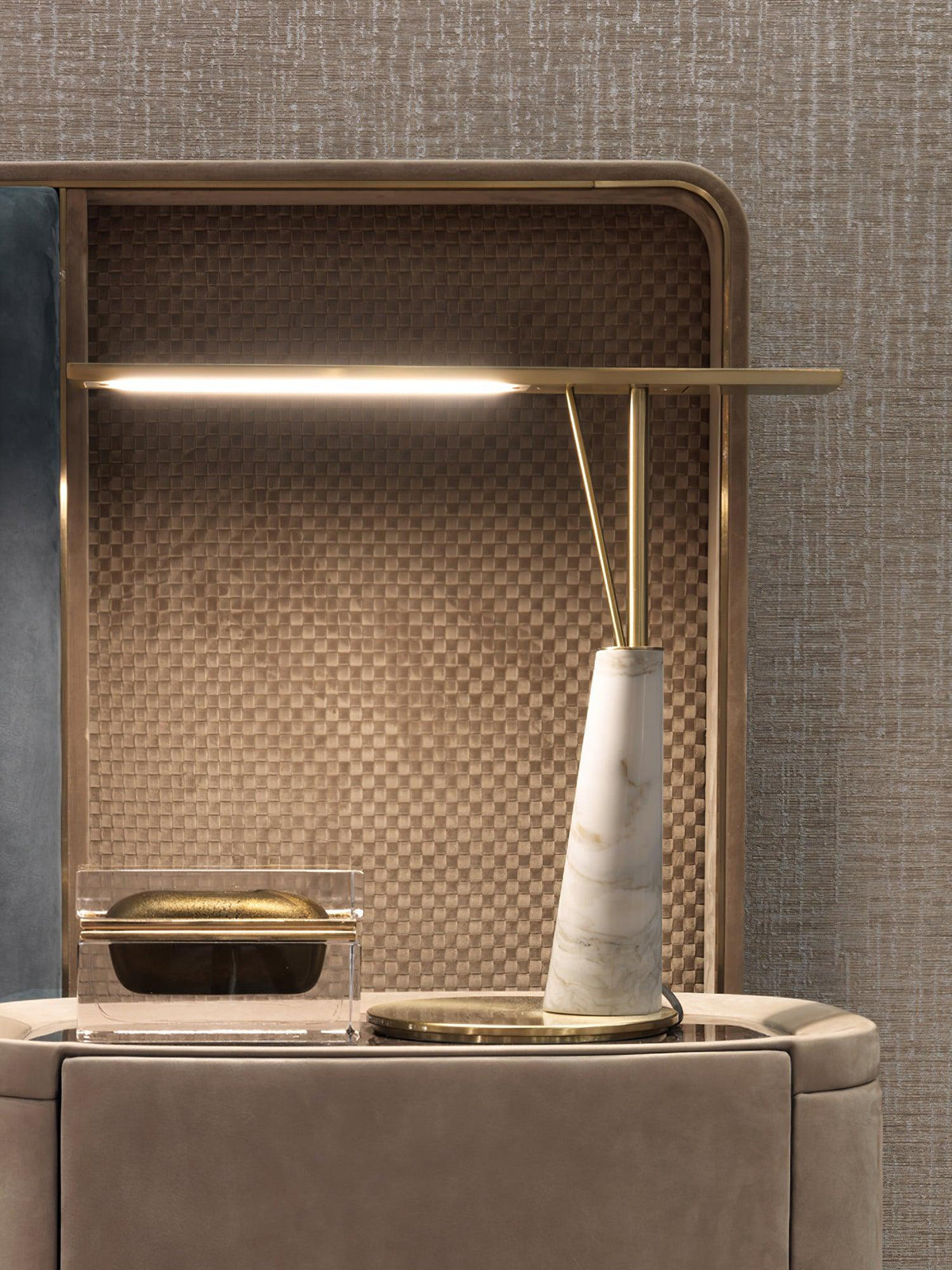 Lunaris Moderne tafellamp van Marmer