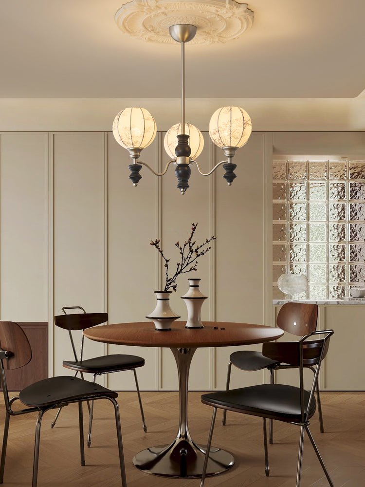 Osilan Traditionele Elegantie Vintage Houten Kroonluchter