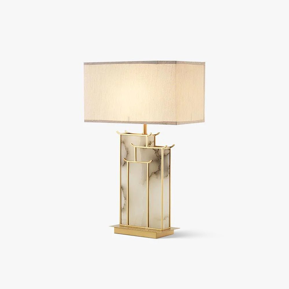 Nysilor Rechthoekig Glas Tafellamp