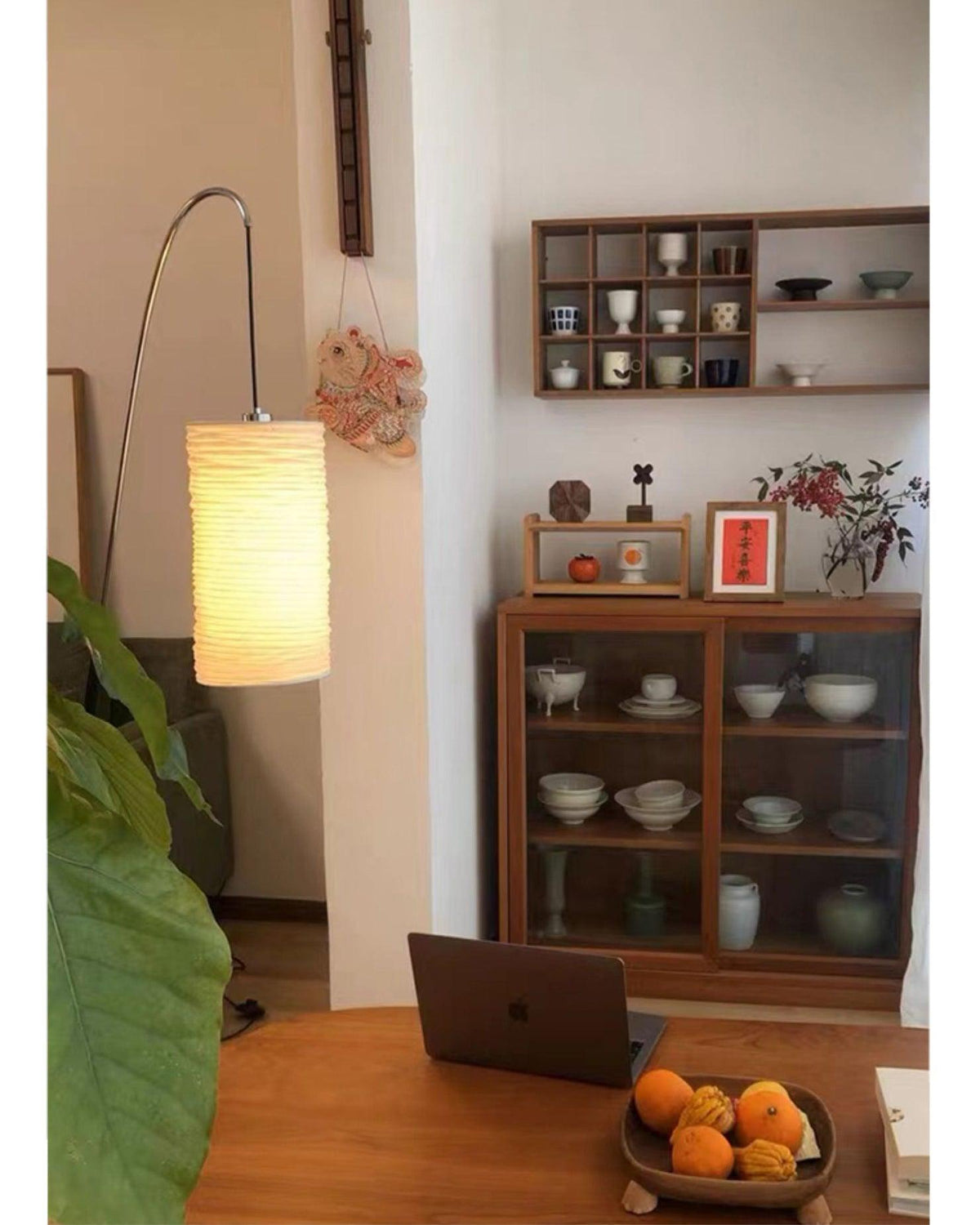 Polvin moderne vloerlamp van tissuepapier
