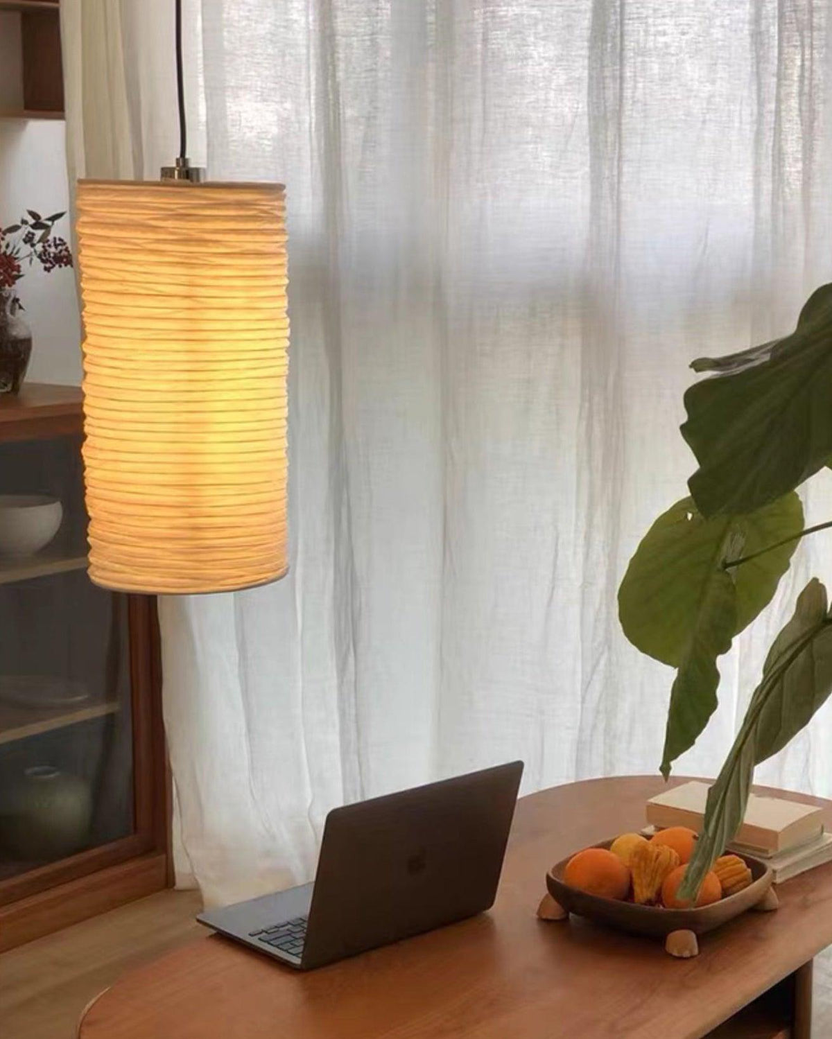 Polvin moderne vloerlamp van tissuepapier