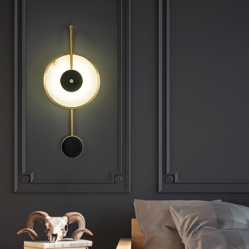 Merdin albasten wandlamp