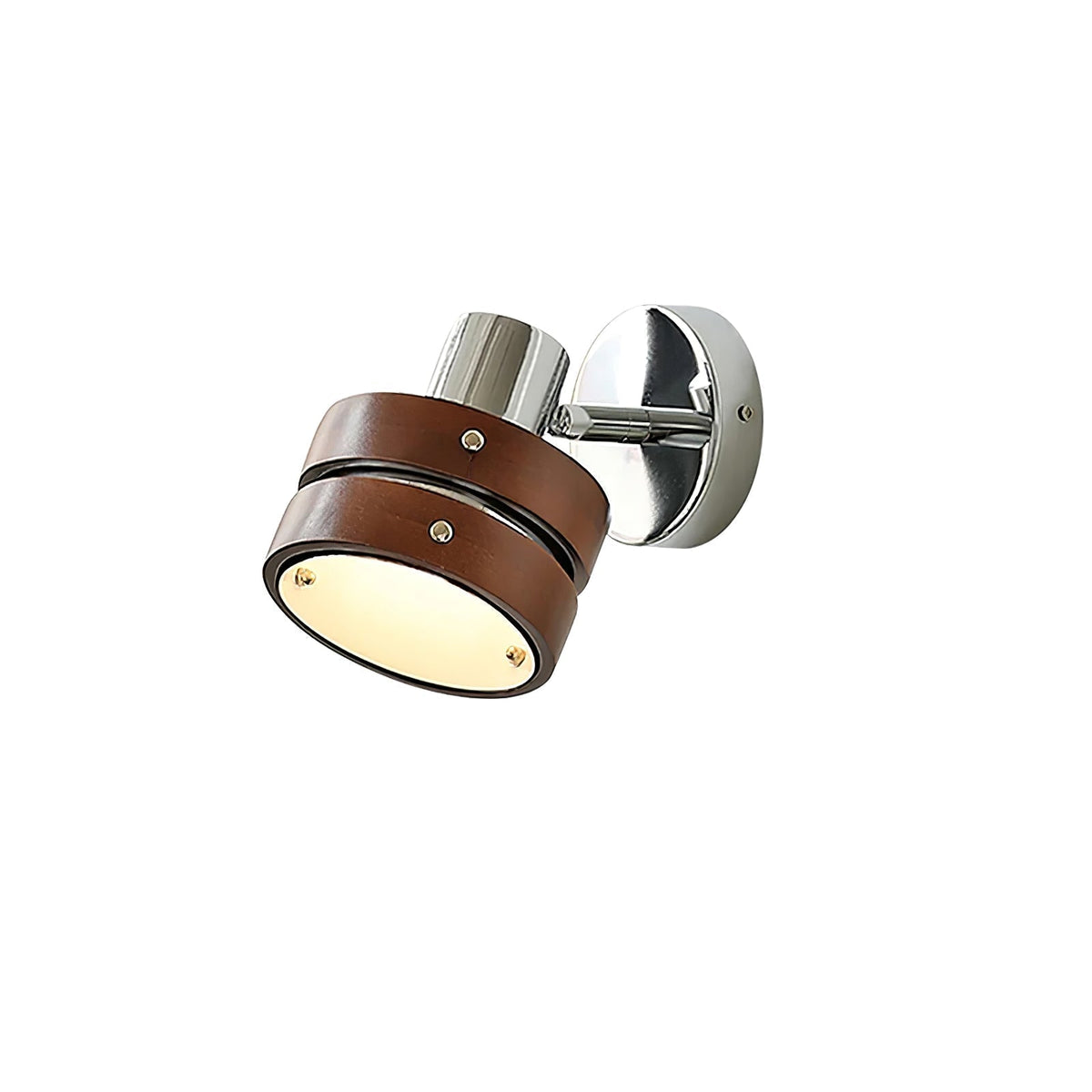 Avenor Premium Noordse kunst Walnoot wandlamp