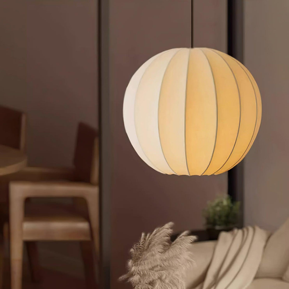 Elaireria zijde Scandinavische hanglamp