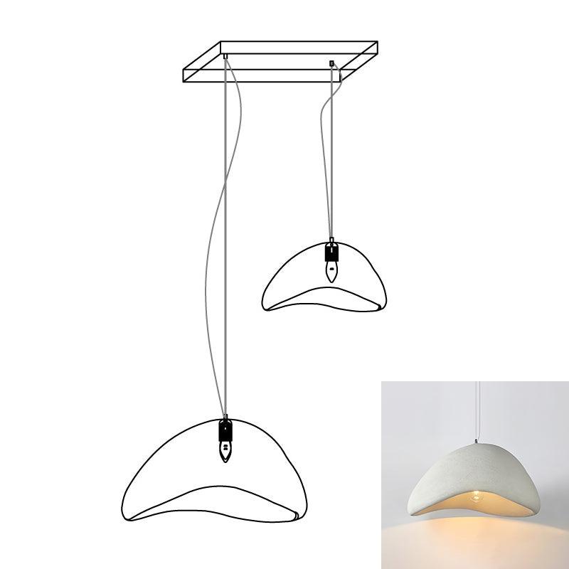 Fentor hanglamp met witte lampenkap minimalistisch
