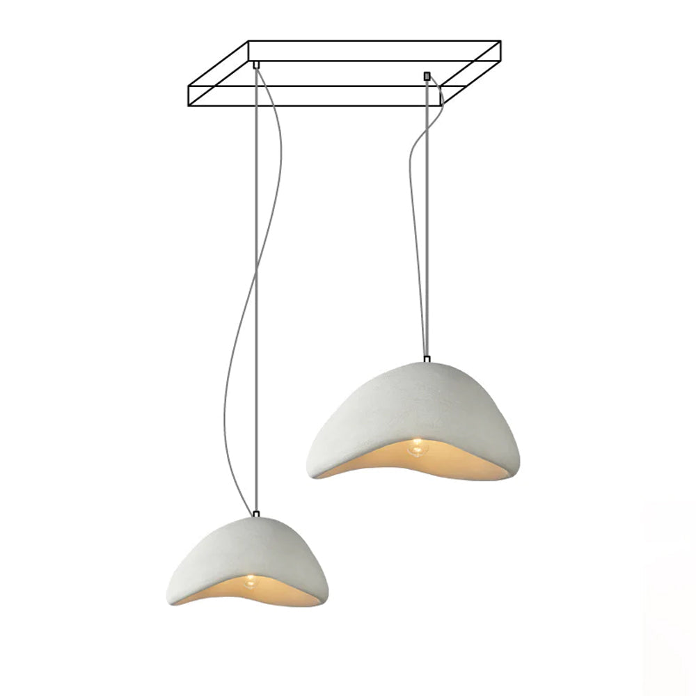 Fentor hanglamp met witte lampenkap minimalistisch