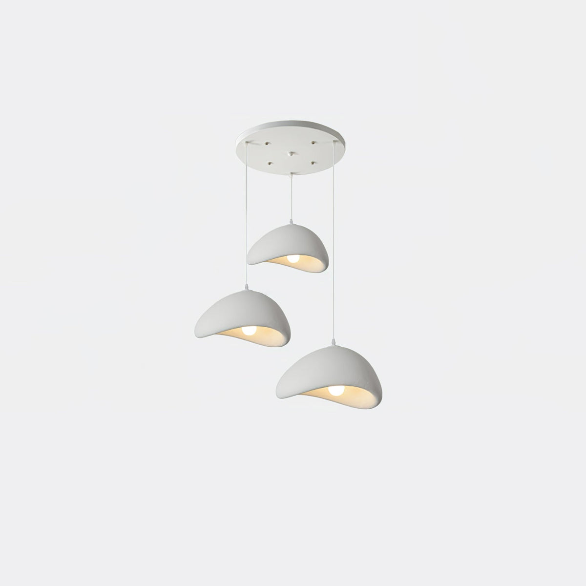 Fentor hanglamp met witte lampenkap minimalistisch