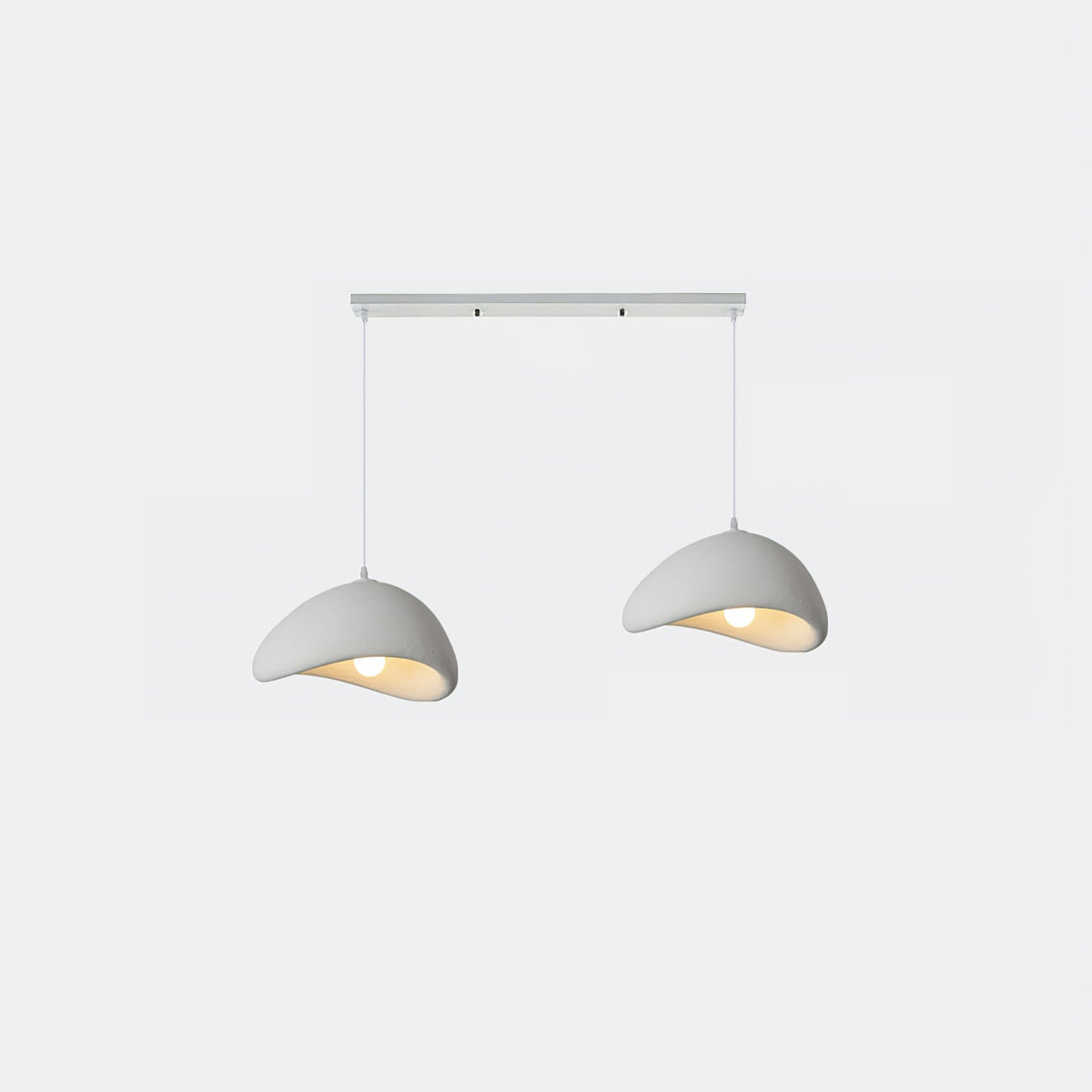 Fentor hanglamp met witte lampenkap minimalistisch