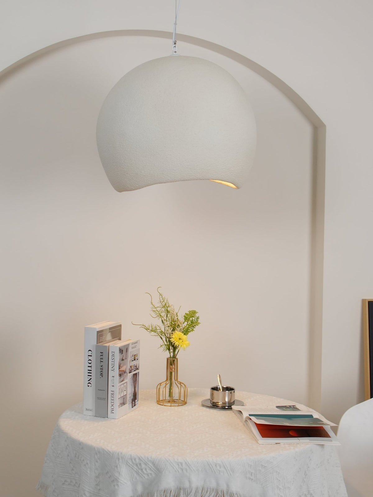 Reloza Moderne minimalistische hanglamp van epoxy-hars composiet