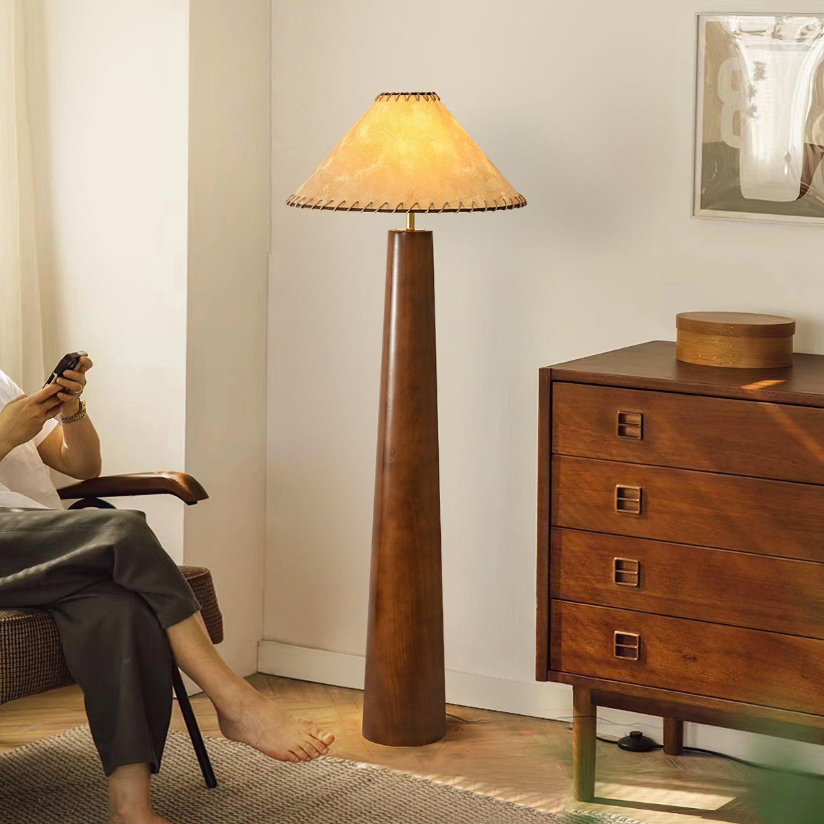 Cedar vloerlamp