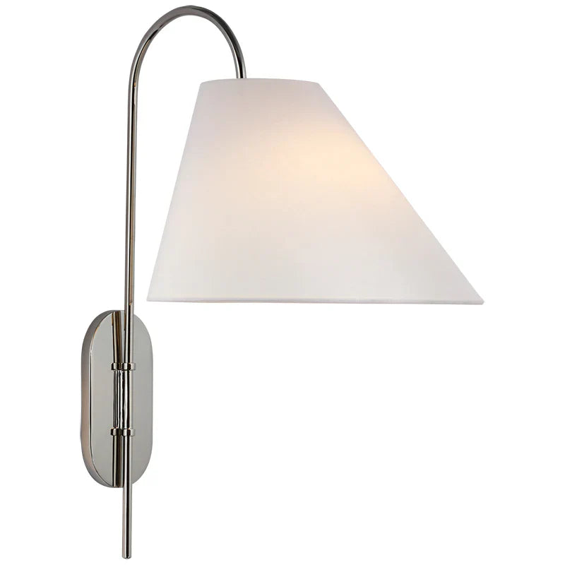 Carins Vintage Klassiek Metaal Stof Wandlamp Slaapkamer Eetkamer