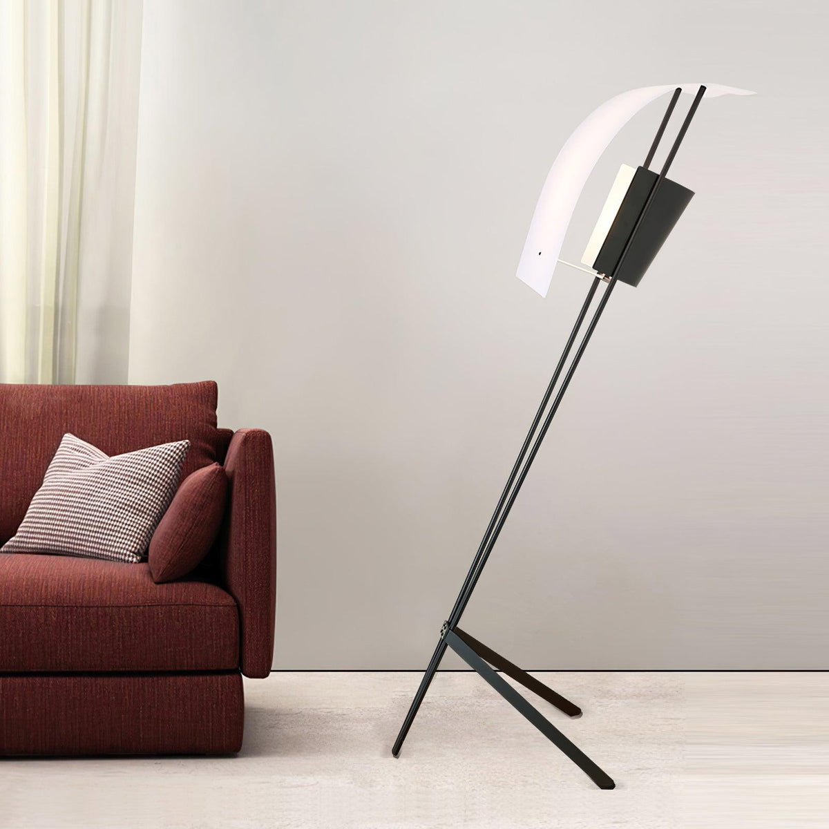 Ulvynil vloerlamp minimalistisch