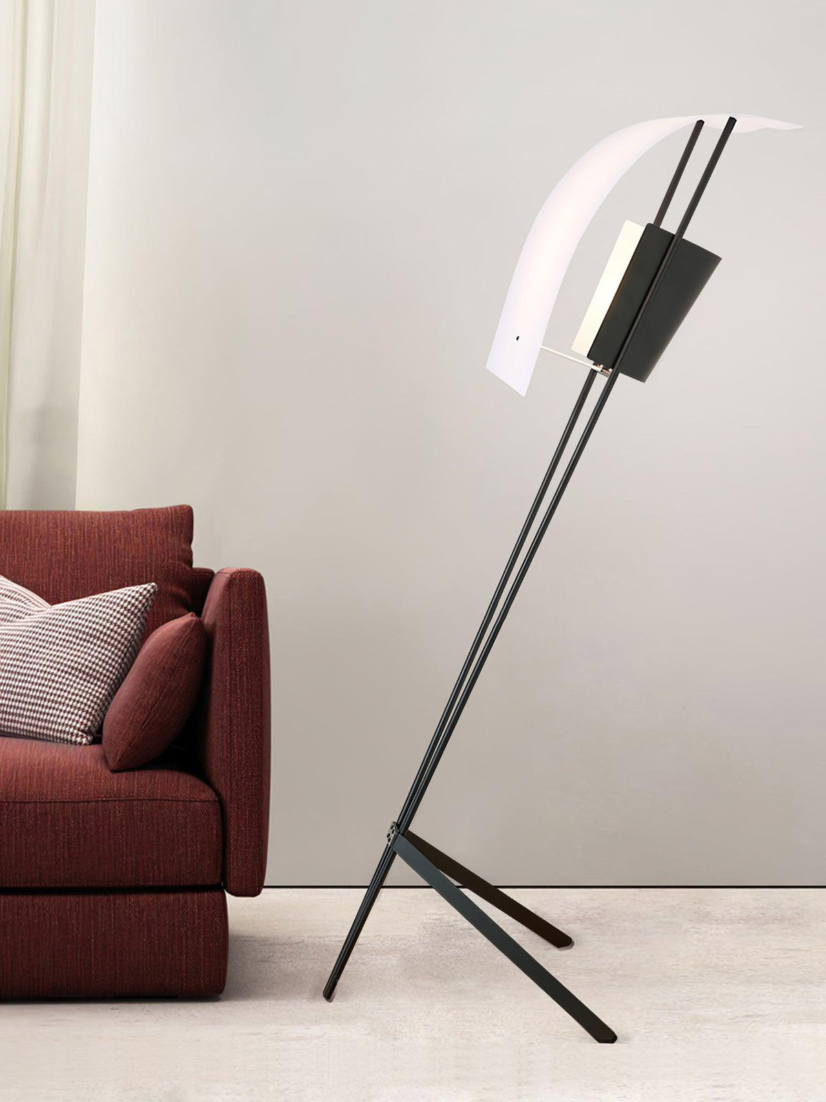 Ulvynil vloerlamp minimalistisch