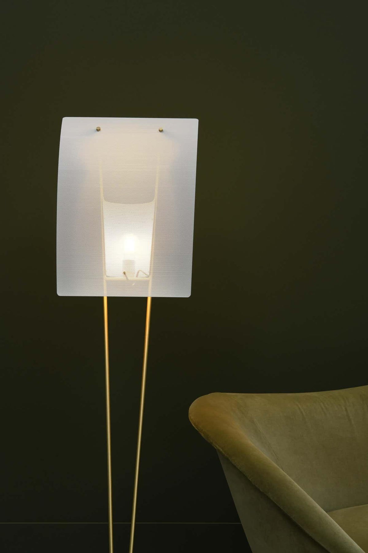 Ulvynil vloerlamp minimalistisch
