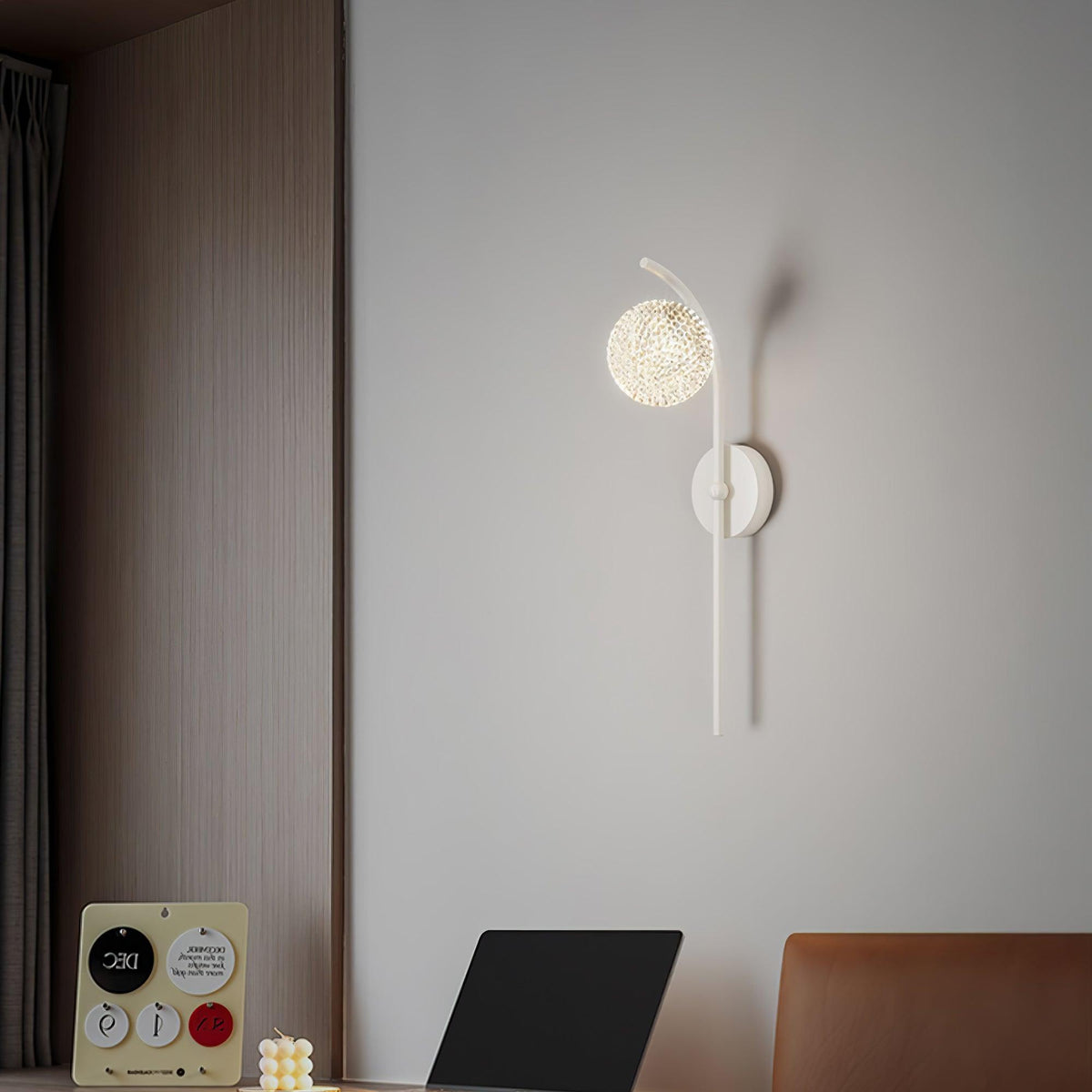 Urineth Premium Noordse kunst kristallen wandlamp