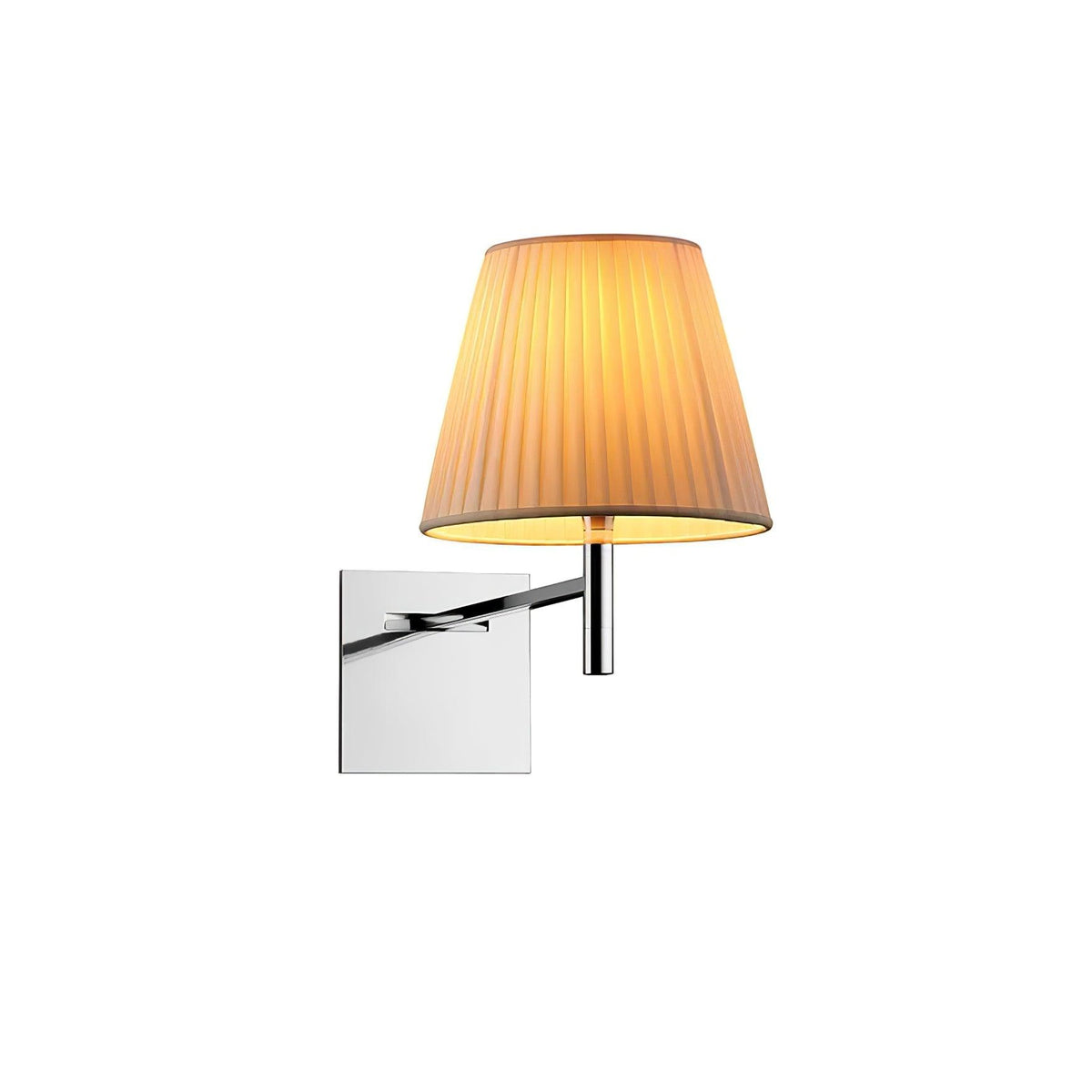 Orsore Chroom Prism wandlamp Katoen