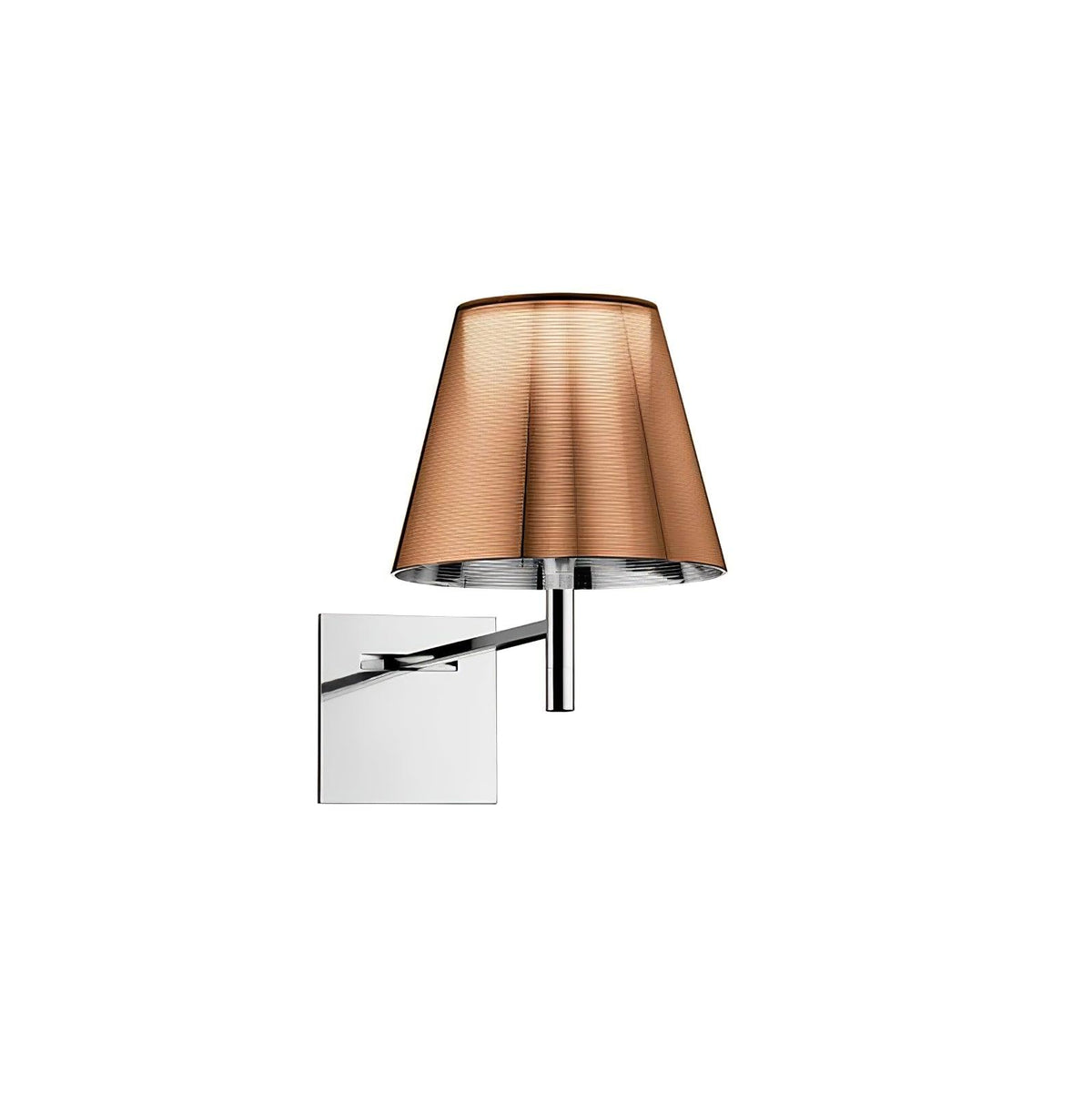 Orsore Chroom Prism wandlamp Katoen
