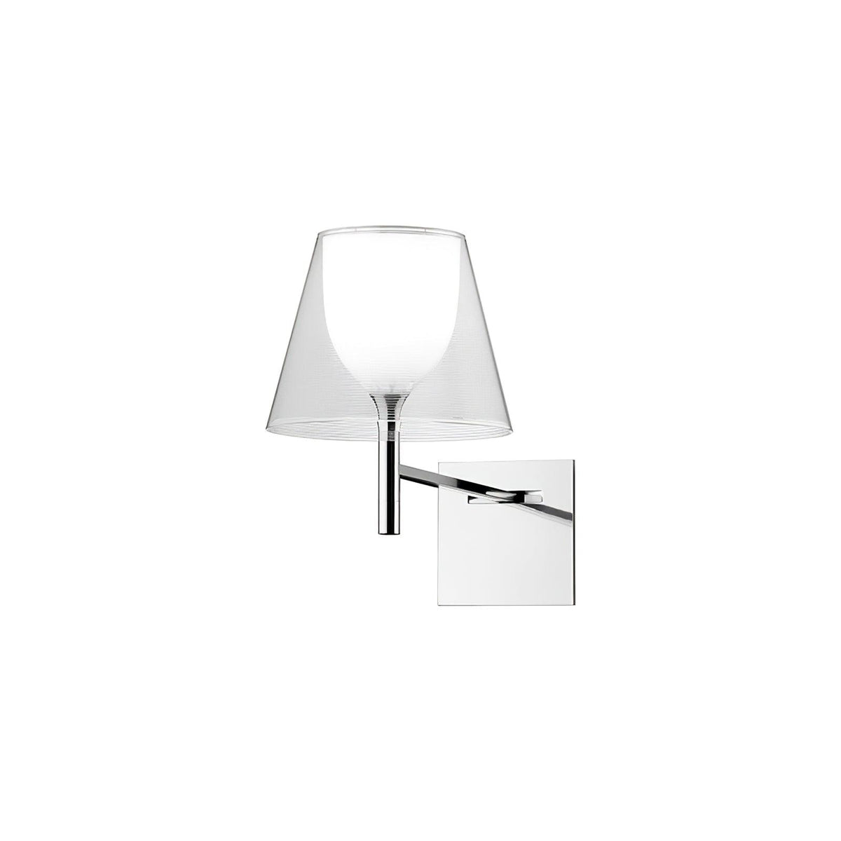 Orsore Chroom Prism wandlamp Katoen