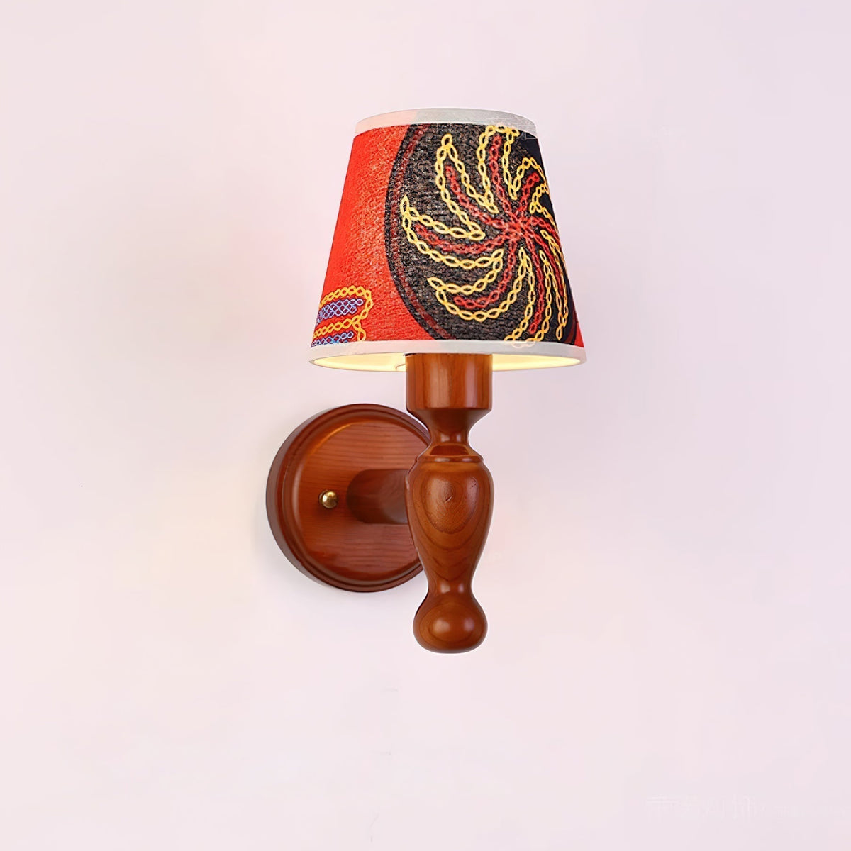 Orbel Mapleleaf wandlamp met houten element