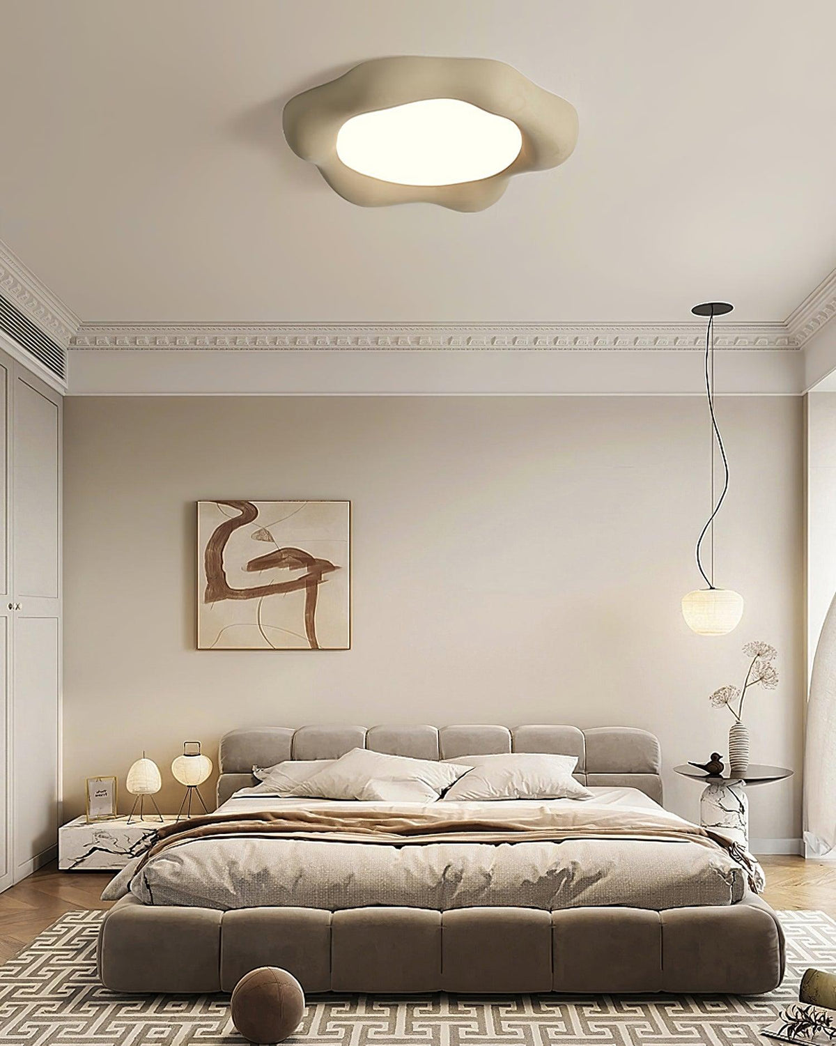 Niruella Premium Noordse kunst hars plafondlamp