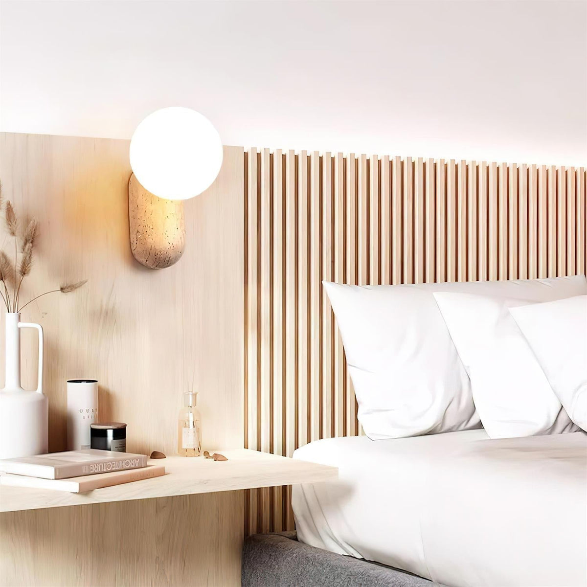 Tavelaria wandlamp travertin Organic Serenity