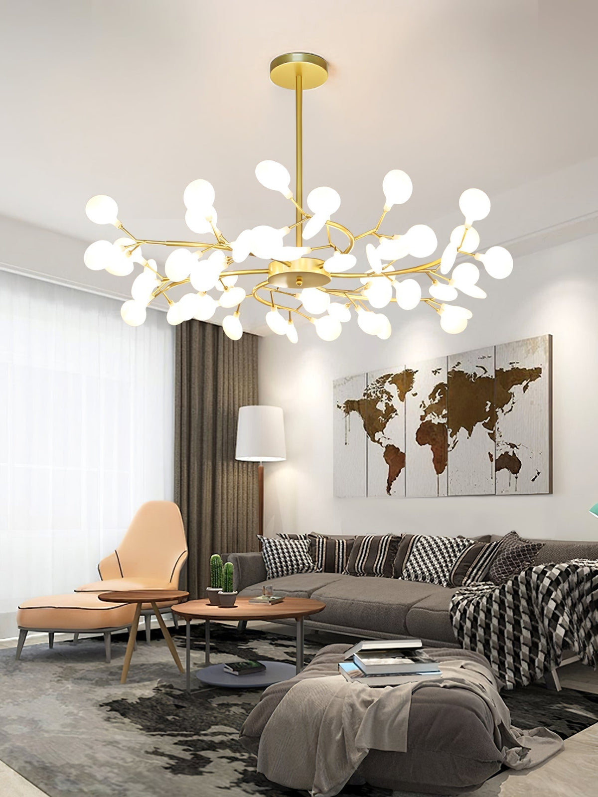 Riviselle LED Firefly Kroonluchter