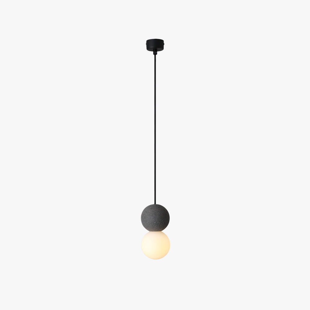 Byers Modern LED Hanglampen Zwart Glazen Bollen Metaal Slaapkamer