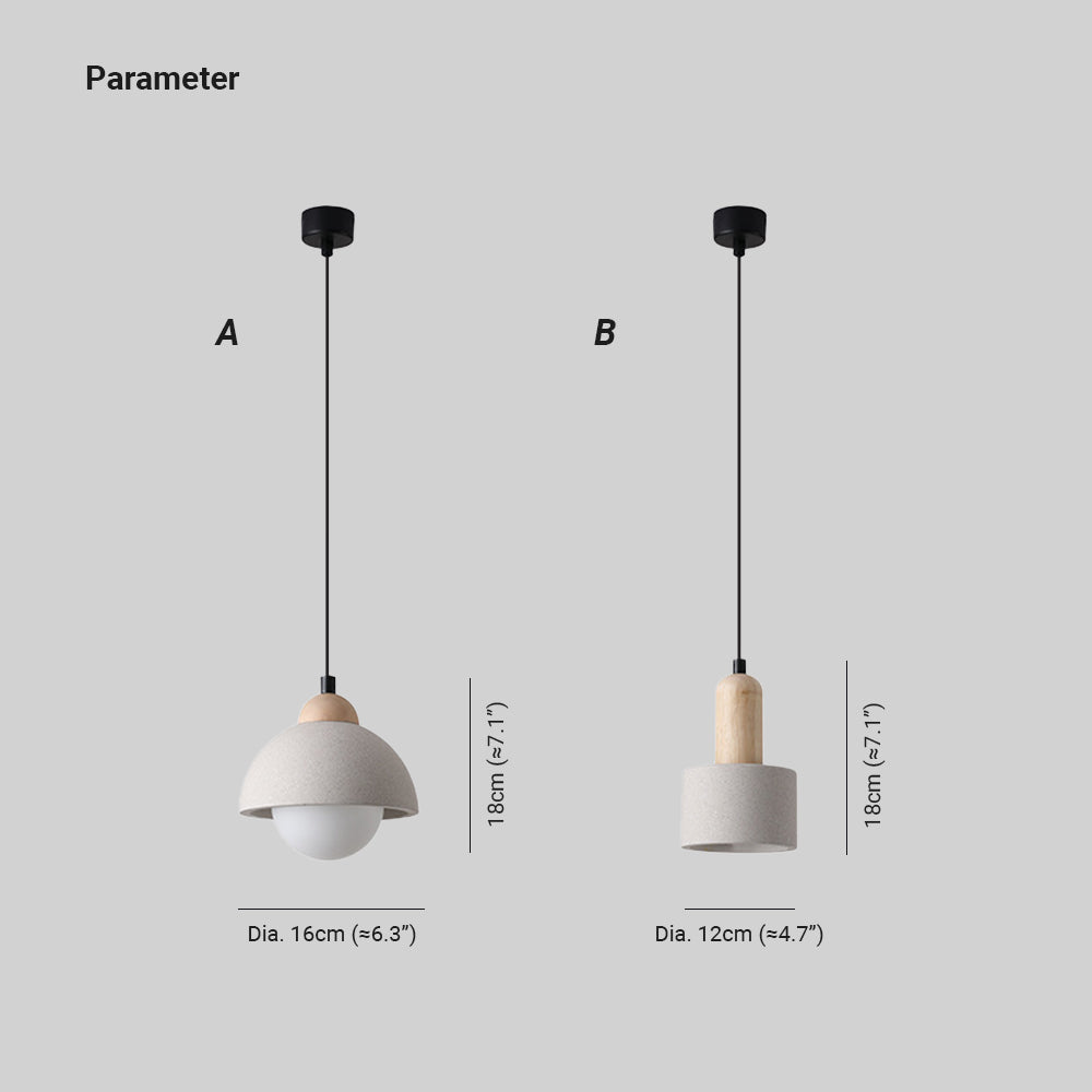 Ozawa Moderne LED Hanglampen Wit Hout Glas Slaapkamer Woonkamerland Living Room