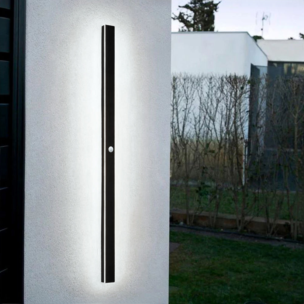 Edge Moderne Design LED Wandlampen Zwart Metaal Tuin Hal