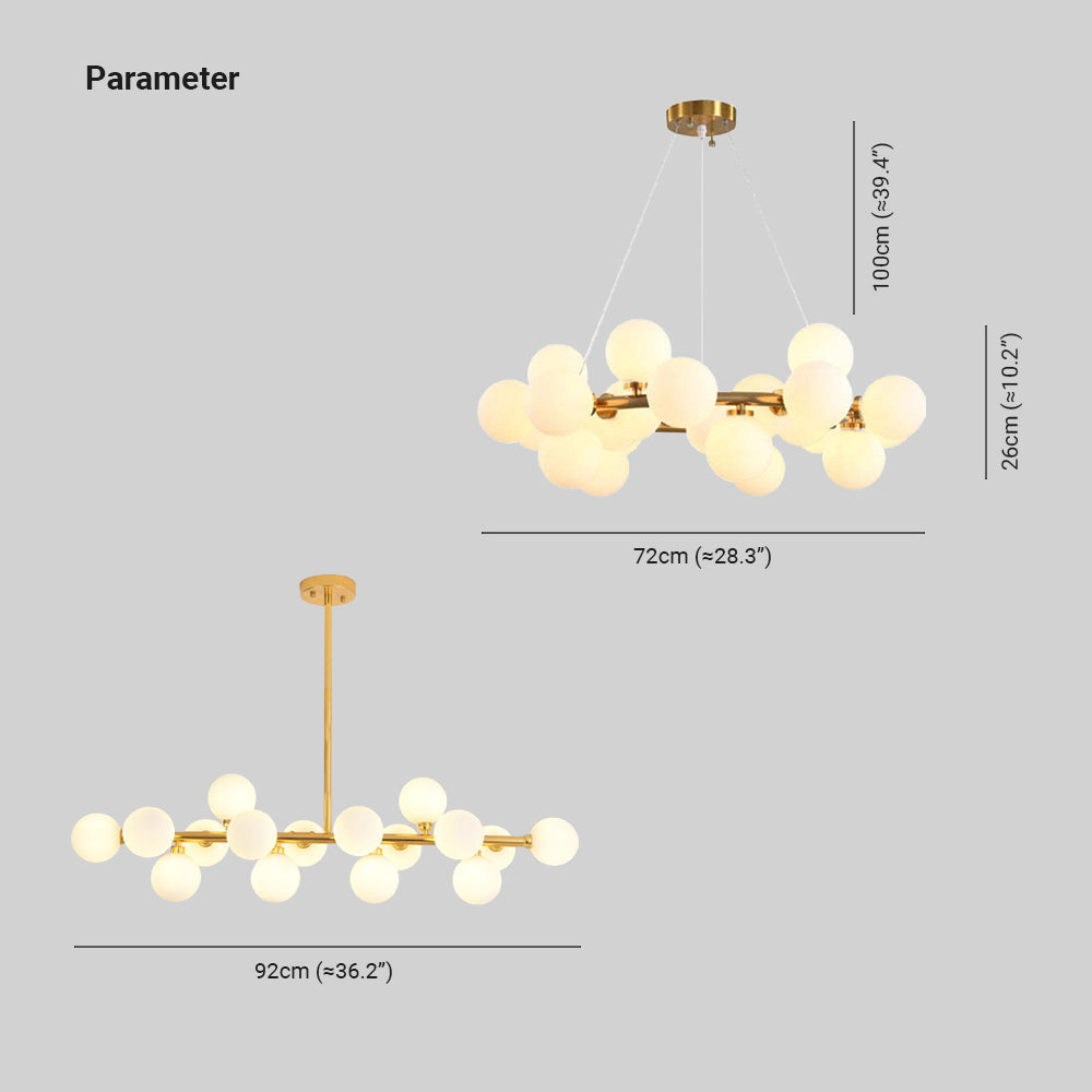 Valentina Hanglampen Bubble, Magic Beans