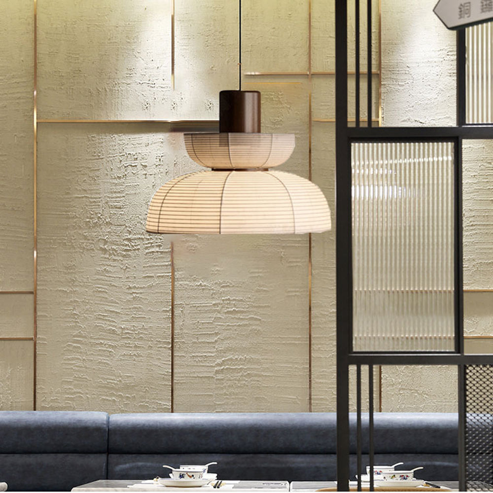 Ozawa Design LED Hanglamp Metaal/Stof Beige Slaap/Woon/Eetkamer