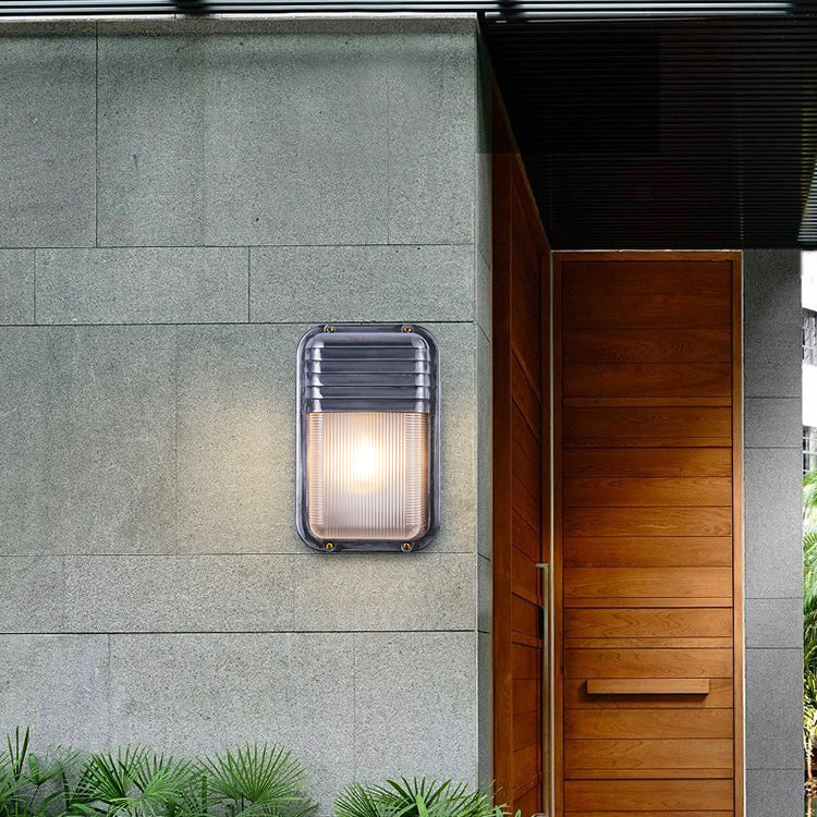 Orr Moderne Design LED Wandlamp Geometrisch Metaal/Glas Zilver Buiten Binnenplaats/Omheining/Balkon