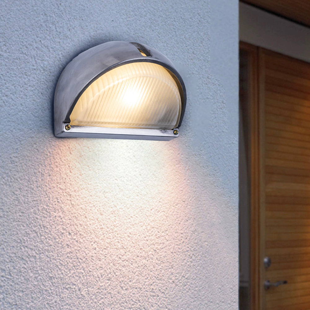 Orr Moderne Design LED Wandlamp Geometrisch Metaal/Glas Zilver Buiten Binnenplaats/Omheining/Balkon