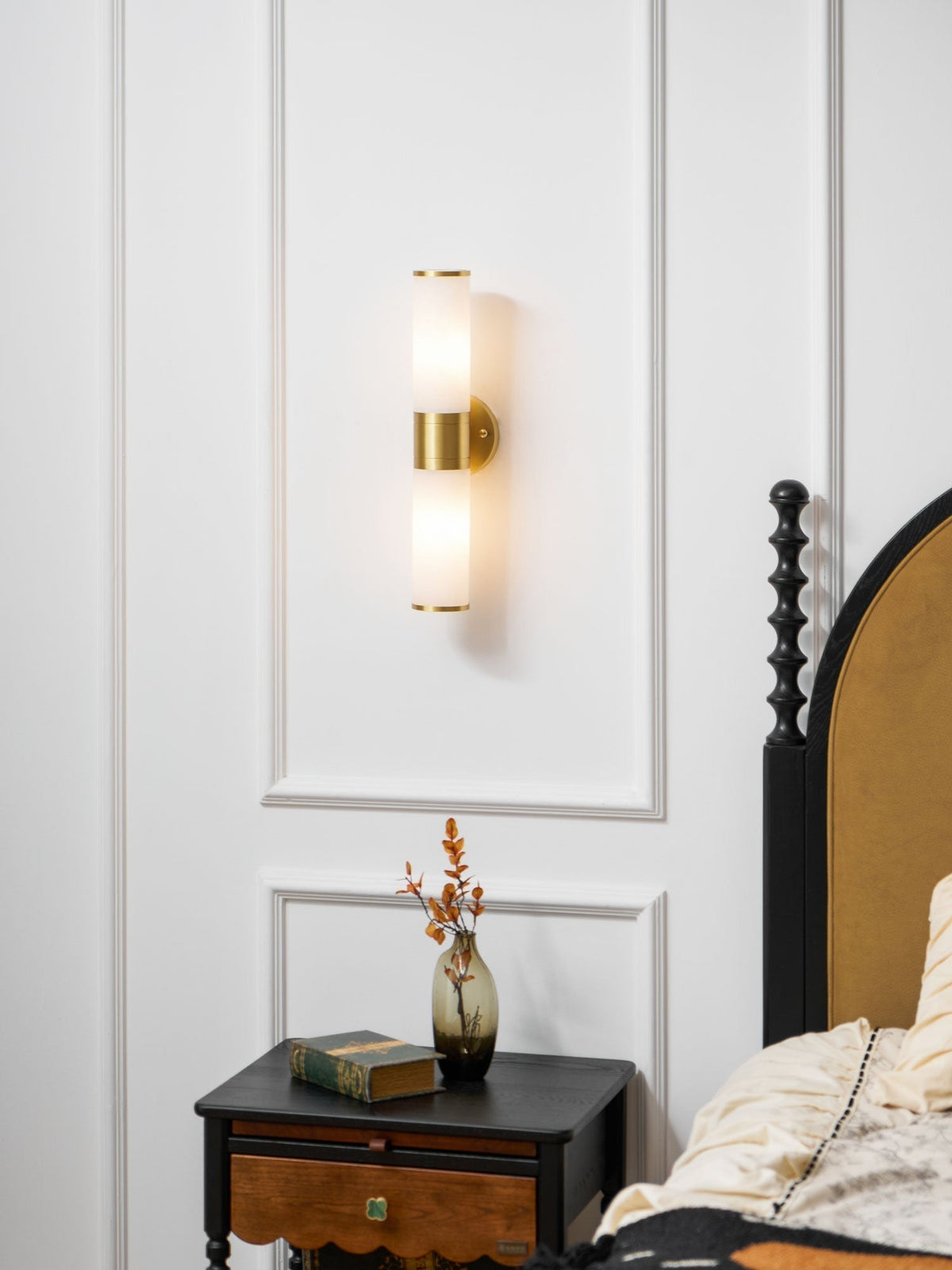 Tira Minimalistische wandlamp van albast