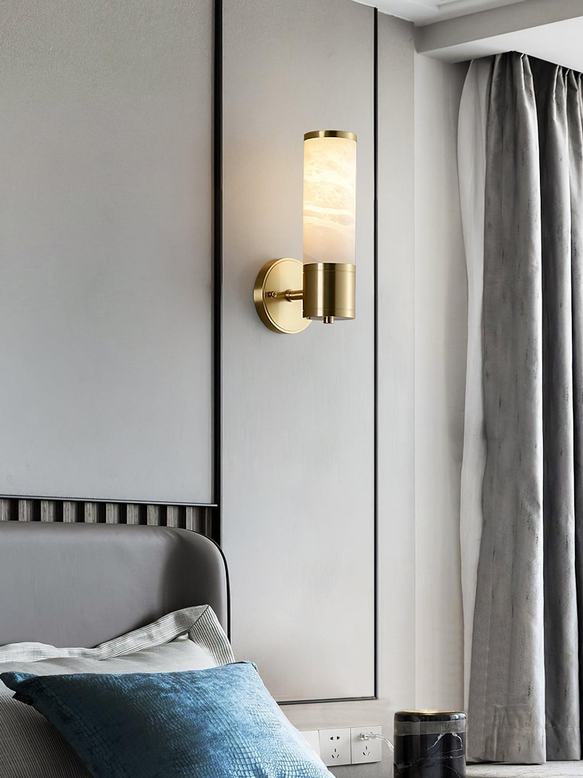 Tira Minimalistische wandlamp van albast