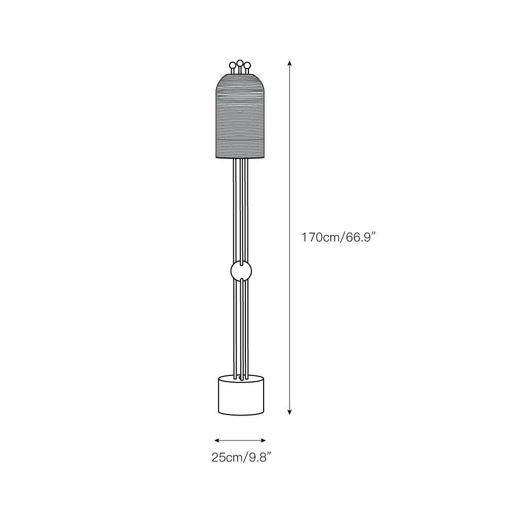 Milamia vloerlamp