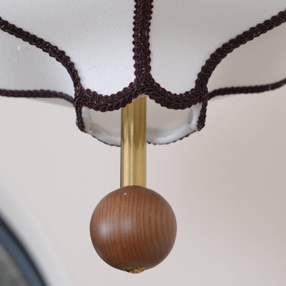 Miralielle hanglamp met lantaarnstof voor woonkamer