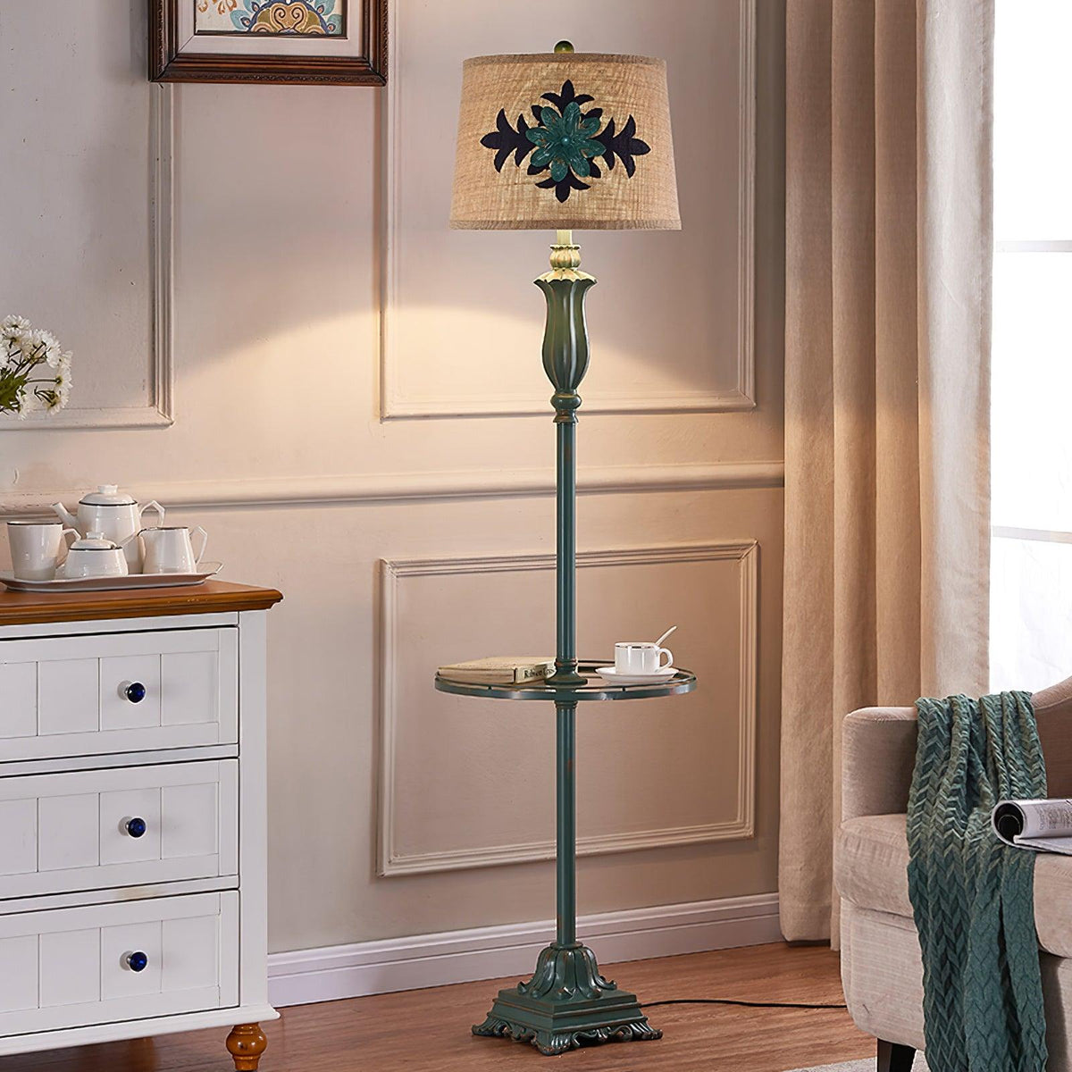 Lucirina Vintage hars vloerlamp