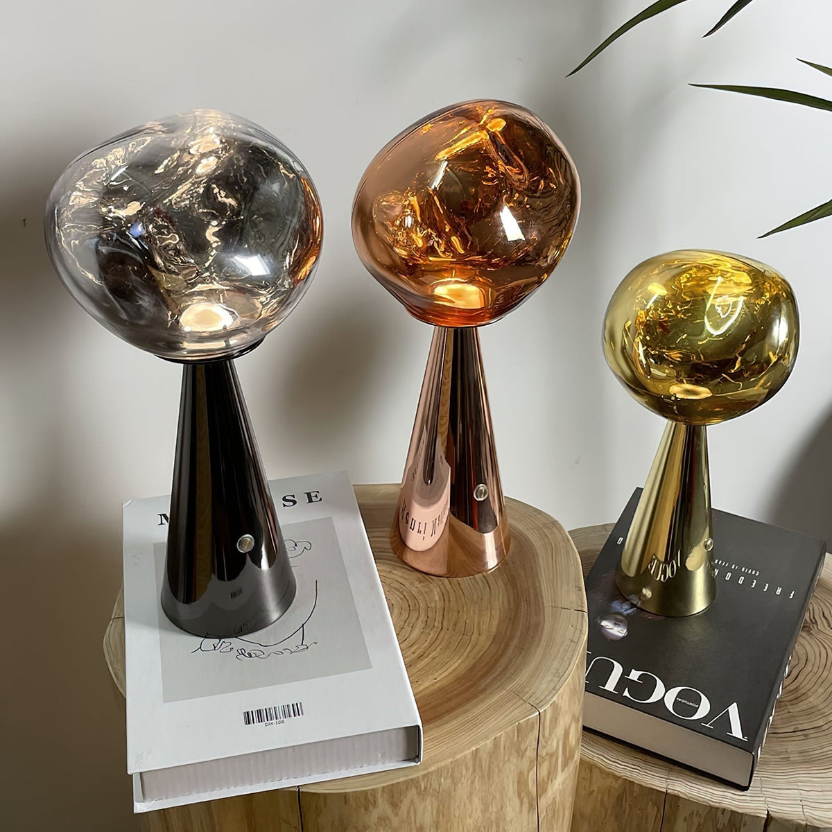 Dimza moderne tafellamp in goud