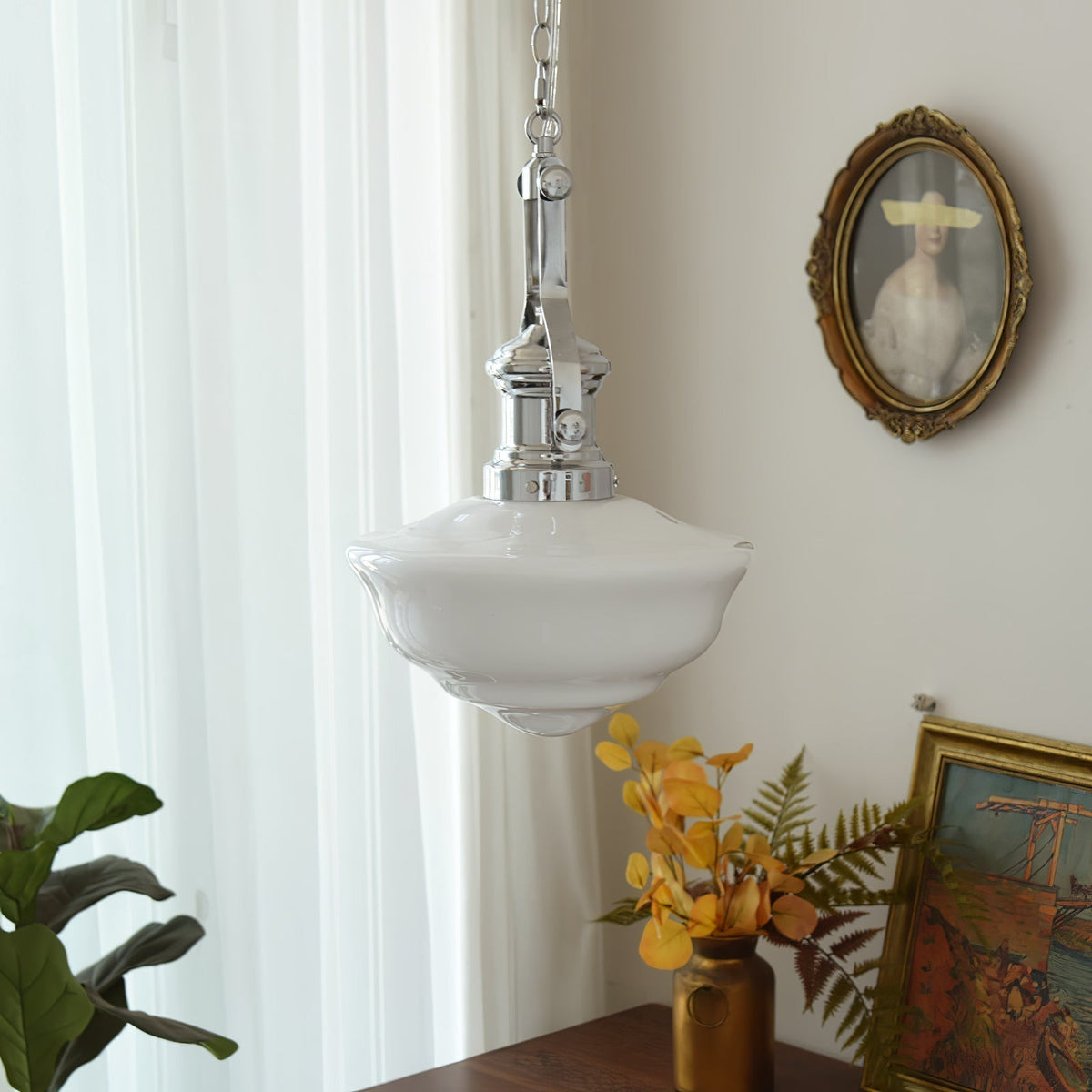 Zomiria Premium Noordse kunst glas hanglamp