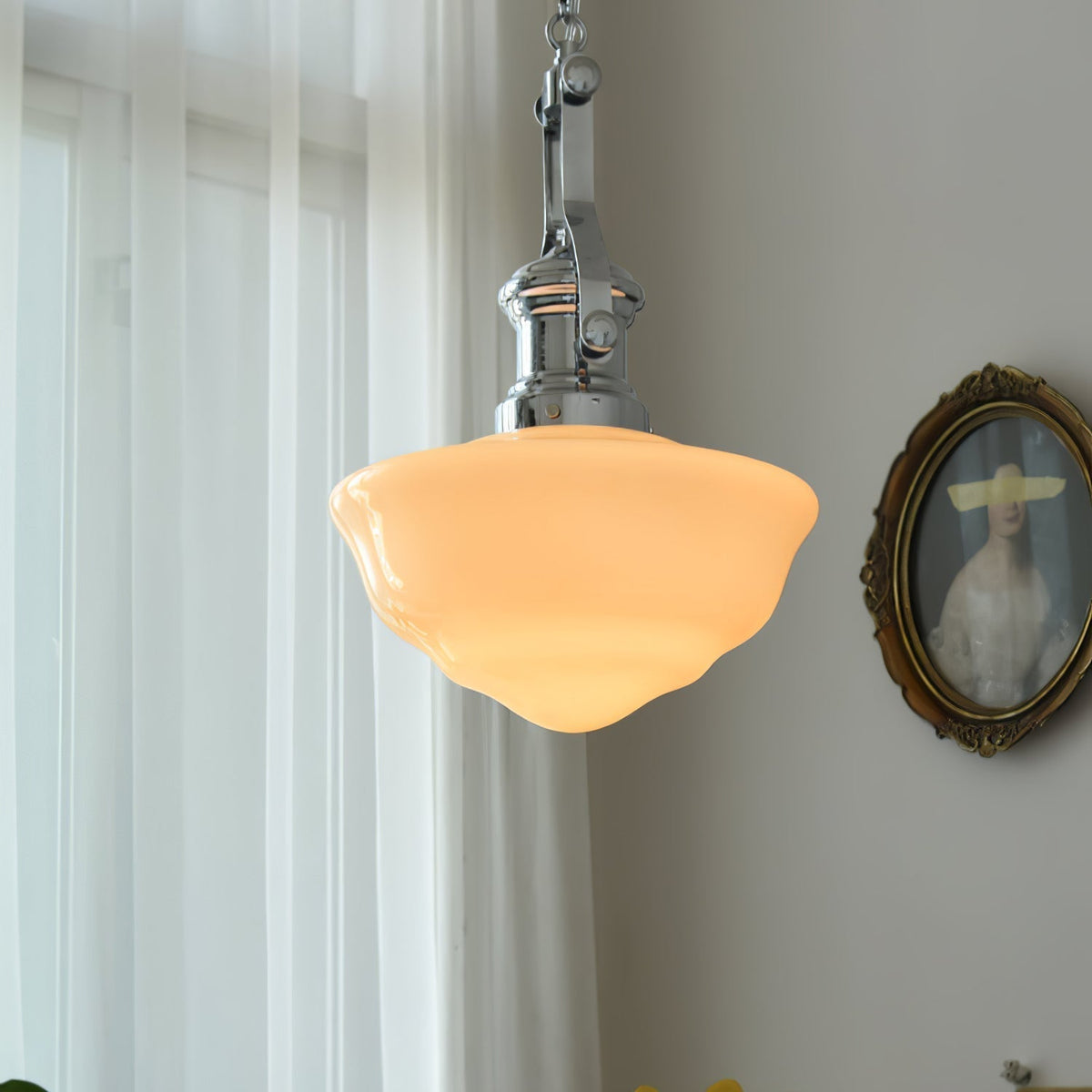 Zomiria Premium Noordse kunst glas hanglamp