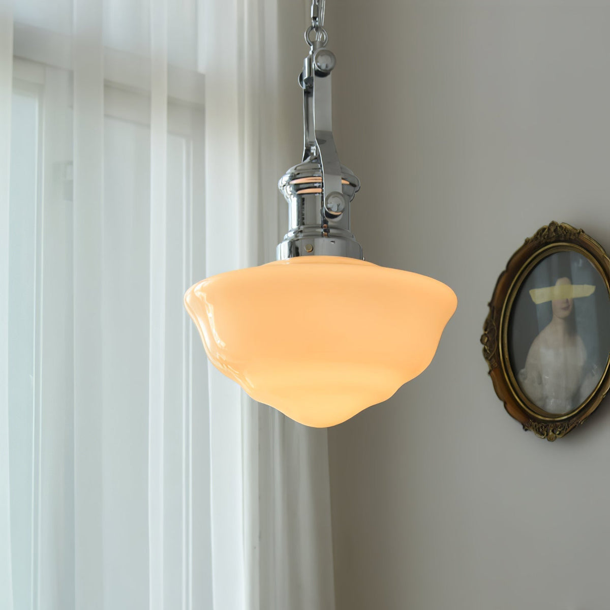 Zomiria Premium Noordse kunst glas hanglamp