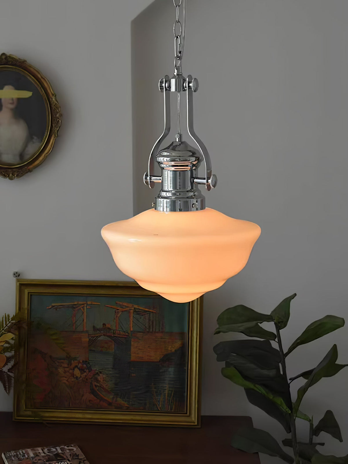 Zomiria Premium Noordse kunst glas hanglamp