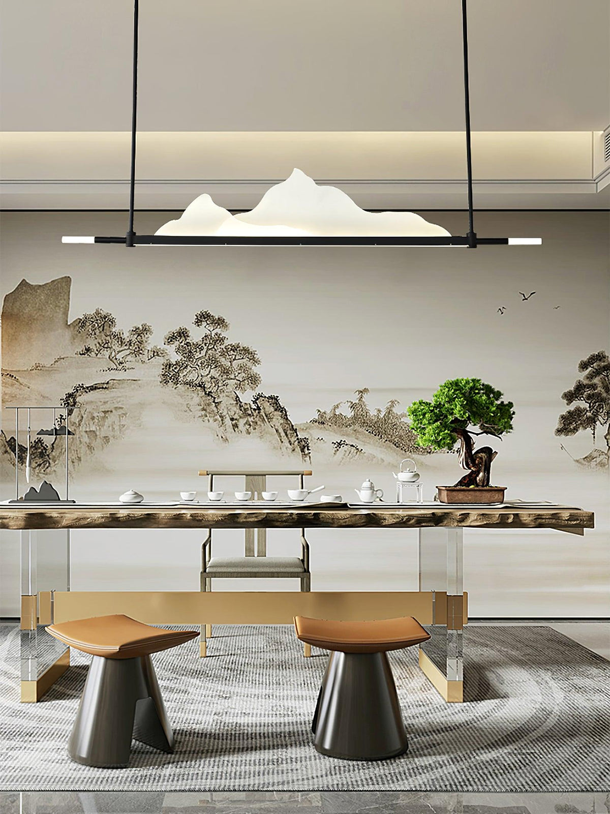 Uvineth elegantie Mountains hanglamp