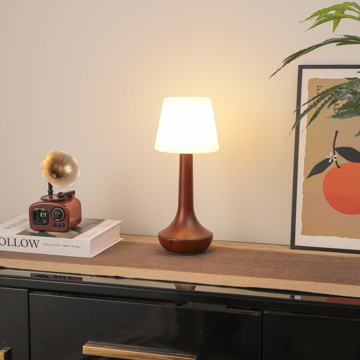 Bello Houten Retro tafellamp