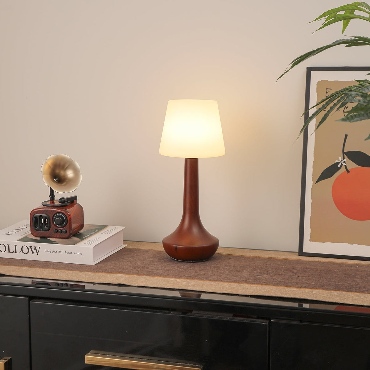 Bello Houten Retro tafellamp