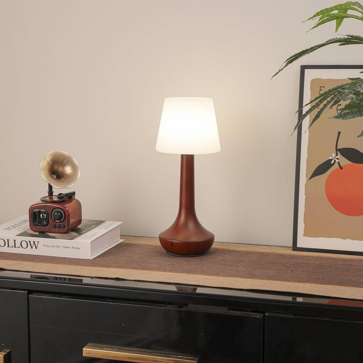 Bello Houten Retro tafellamp