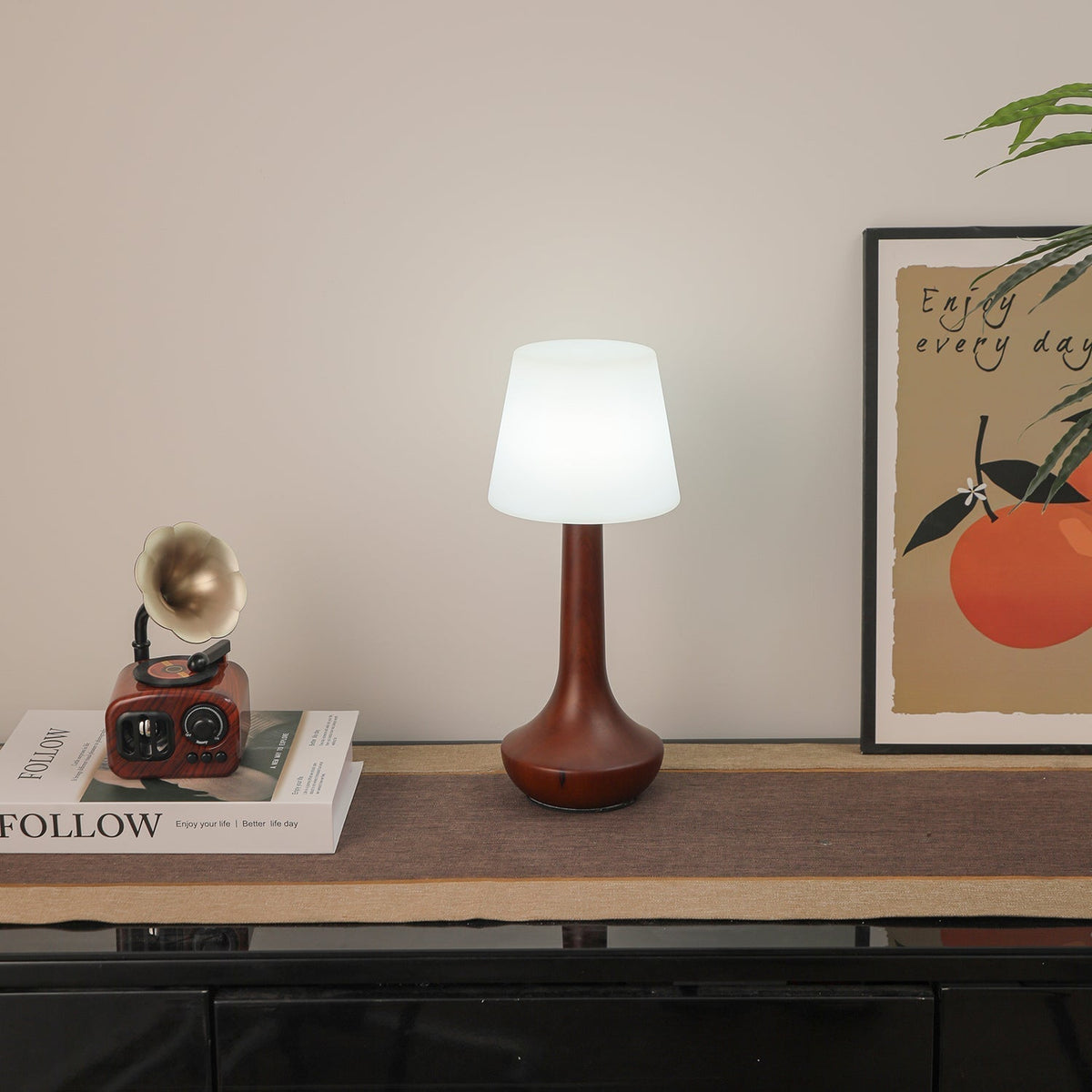 Bello Houten Retro tafellamp