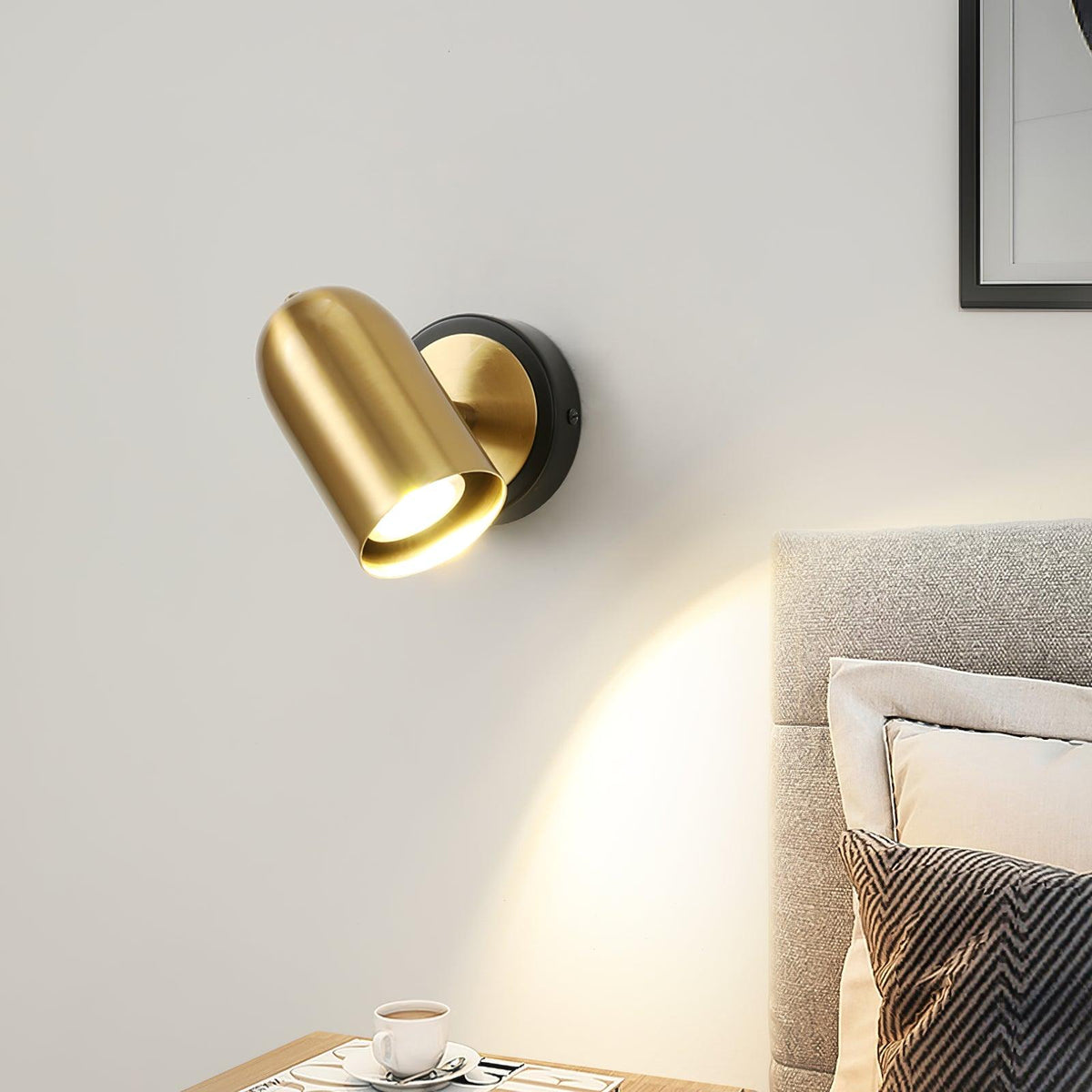 Oriaira moderne minimalistische wandlamp in goudkleurige afwerking