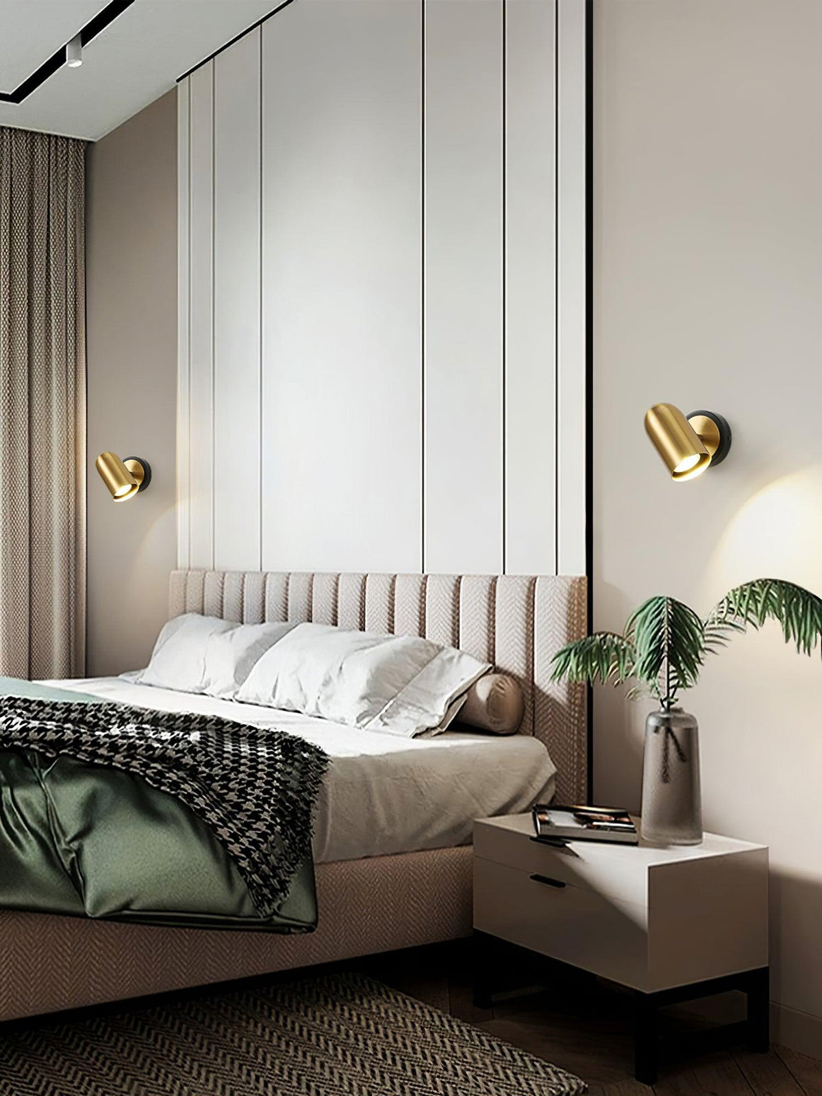 Oriaira moderne minimalistische wandlamp in goudkleurige afwerking